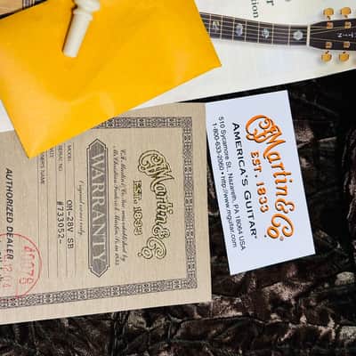 Martin Vintage Series OM-28V sunburst image 5
