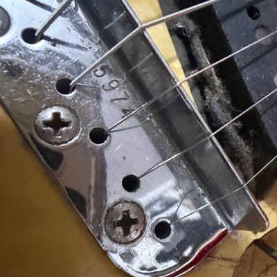 1954 Fender Champion Lap Steel 100% original pick up, electronics signed by “Gloria 5-4-54” & rare Tweed Case 1948 - 1955 - Mother of Pearl image 4