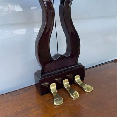 Grand Piano dark brown pedal curved design image 9
