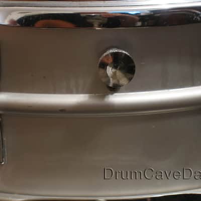 VINTAGE 1970s LUDWIG LM404 5X14" ACROLITE SNARE DRUM, DEMO VIDEO, ALL OEM! image 9