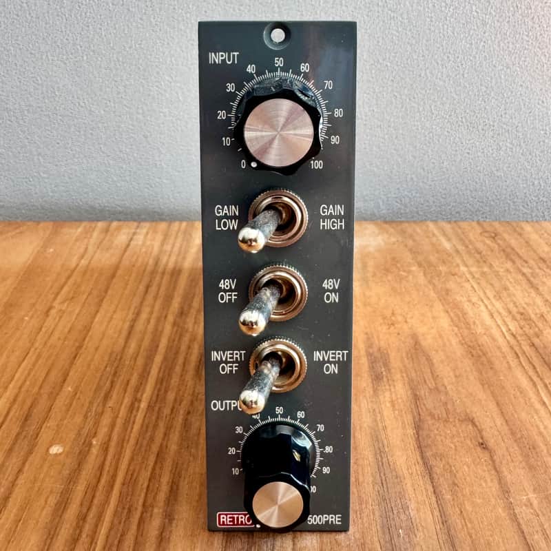 Retro Instruments 500PRE 500 Series Tube Mic Preamp Module 2020's - Gray image 1