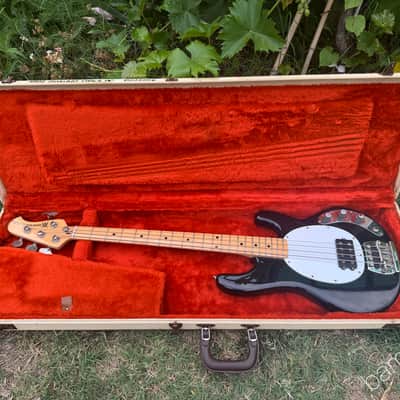 1982 Music Man StingRay Bass - Black- Pre Ernie Ball - OHSC image 17