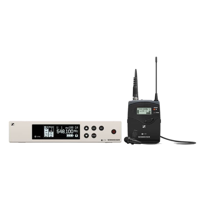 Sennheiser EW 100 G4-ME2 Wireless Lavalier Microphone System-A1 Band *USA Small Business* image 1