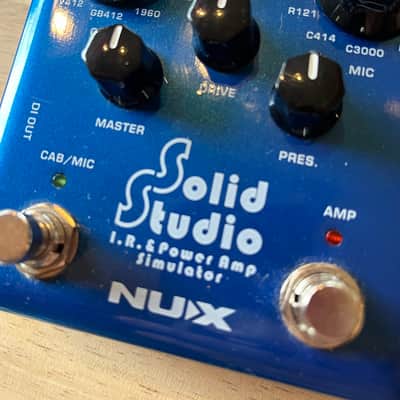 NuX NSS-5 Solid Studio IR and Power Amp Simulator 2010s - Blue image 5