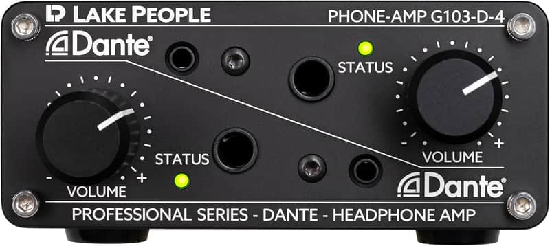 Lake People HP LP-G103-B Amp Two Outputs w/ Master Volume XLR Balanced Stereo Input image 1