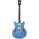 D'Angelico Excel Tour DC Double Cutaway w/ stop-bar tailpiece Slate Blue w/Gig Bag DAEDCTSLBSNS