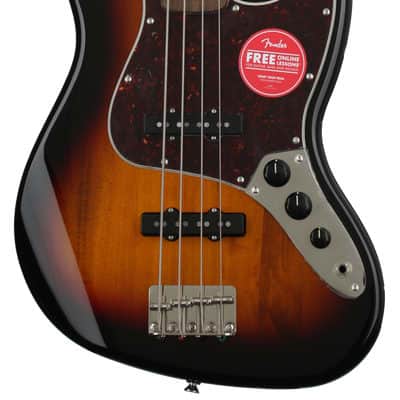 Squier Classic Vibe '60s Fretless Jazz Bass - 3-Tone Sunburst image 2