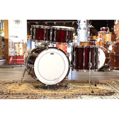 Yamaha Recording Custom 4pc Drum Set 20/10/12/14 Classic Walnut image 2