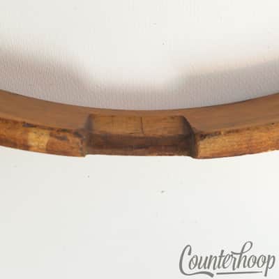 Leedy 14"1-Ply Solid Natural Maple Wood Hoop/Rim Snare Drum Resonant Vintage 10s image 3