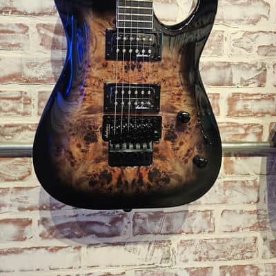 Jackson JS Series Dinky JS32 Dkap - Transparent black burst image 2