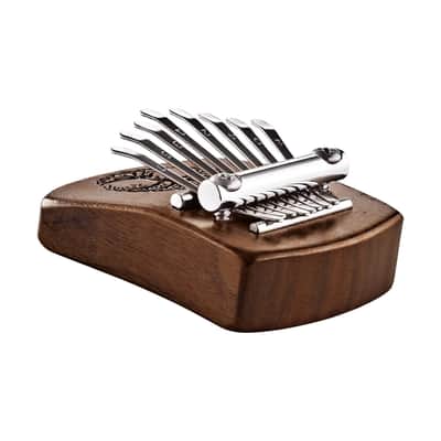 Meinl Sonic Energy Mini Kalimba, C Major, Tree of Life Design, Black Walnut image 3