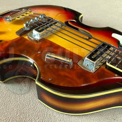 TEISCO FB-2 1968 w/HSC SCROLL HEAD VIOLIN BASS VINTAGE MIJ *RARE* image 1