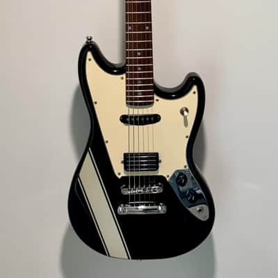 Vintage Indy Custom Shop Elite IC-S100 Black MUSTANG with Competition Stripe! image 2
