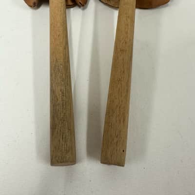 Seed Pod Nut Rattle Shakers (Pair), Sound Effect, 8" Handles - EXCELLENT image 5