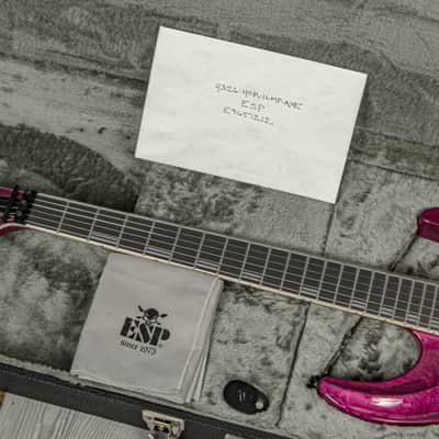 ESP Horizon-1 Electric Guitar, Pink Liquid Metal w/ Original Case x1212 (USED) image 21
