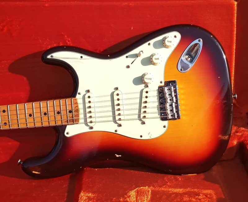 2016 NOS Fender Custom Shop 1958  Journeyman Relic Stratocaster in Chocolate 3 Tone Sunburst image 1