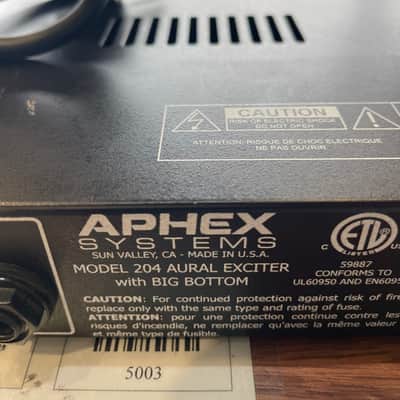 Aphex 204 Aural Exciter and Optical Big Bottom - Silver image 5