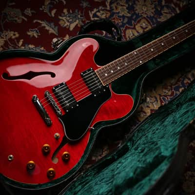 Tokai Japanese UES-158 Quilted Maple Semi Hollow Cherry Red image 1
