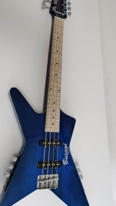 4 Strings Short Scale Bass /6 Strings Lead Double Sided, Neck Thru, Busuyi Guitar 2023 Right image 1