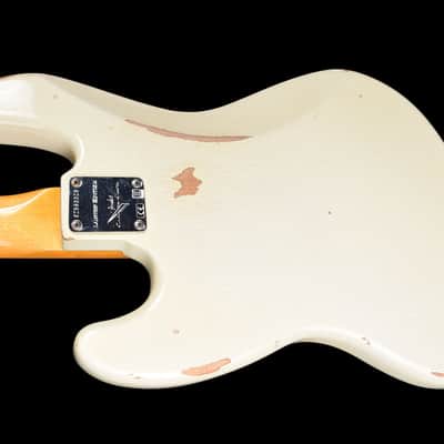 Fender Custom Shop Ltd 60 Jazz Bass 2022 - Relic Olympic White image 6