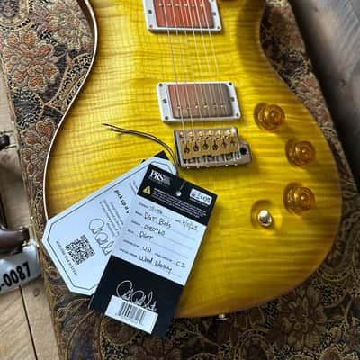 PRS DGT David Grissom Signature Wood Library Flame Maple 10 Top, Brazilian Rosewood FB - Livingston Lemondrop 410960 image 14