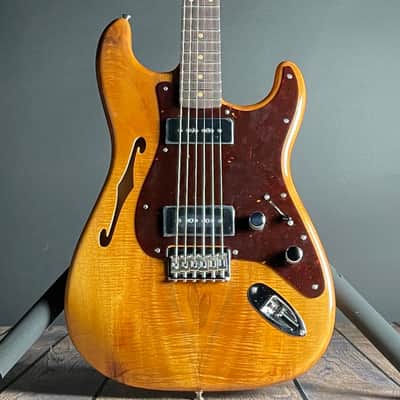 Fender Custom Shop Artisan Dual P90 Koa Strat, NOS, Rosewood Fingerboard- Aged Natural image 1