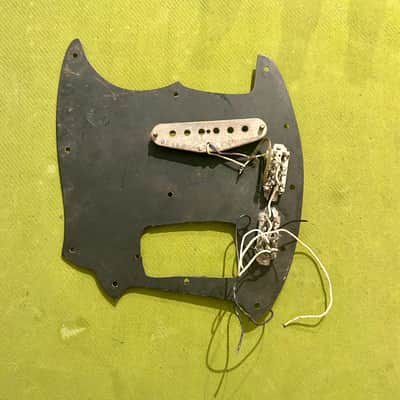 Vintage Fender Mustang Pickguard - Loaded with 2 switches - 1970s image 2