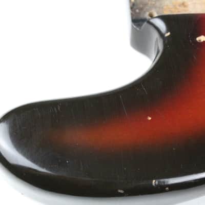 1969 Vintage Fender Jazz Bass Alder 4-Bolt Sunburst BODY ~Original Finish~ 1960s USA Early-CBS image 23