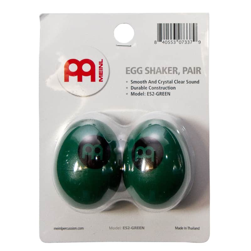 Meinl Egg Shaker ES2-GREEN, Green - Shaker image 1
