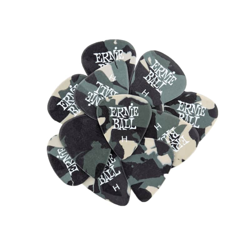 Ernie Ball P09223 Camouflage Heavy Guitar Picks (Bag of 12) image 1