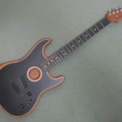 Fender Acoustasonic Stratocaster 2020 - Black/Natural image 1