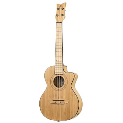 Ortega RUNAB-TE Bamboo Series Solid Bamboo Top & Neck 4-String Tenor Acoustic-Electric Ukulele w/Gig Bag image 6
