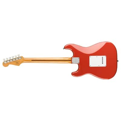 Squier Classic Vibe 50s Stratocaster Electric Guitar, with 2-Year Warranty, Fiesta Red, Maple Fingerboard image 2
