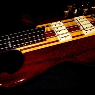 J. K. LADO SUPER FALCON II 1981 Natural. SOLID WOOD BASS. Incredible Sound. HANDBUILT. Beautiful. image 20