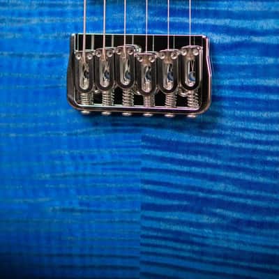 Suhr Custom Shop Classic T Electric Guitar - Trans Whale Blue Burst image 10
