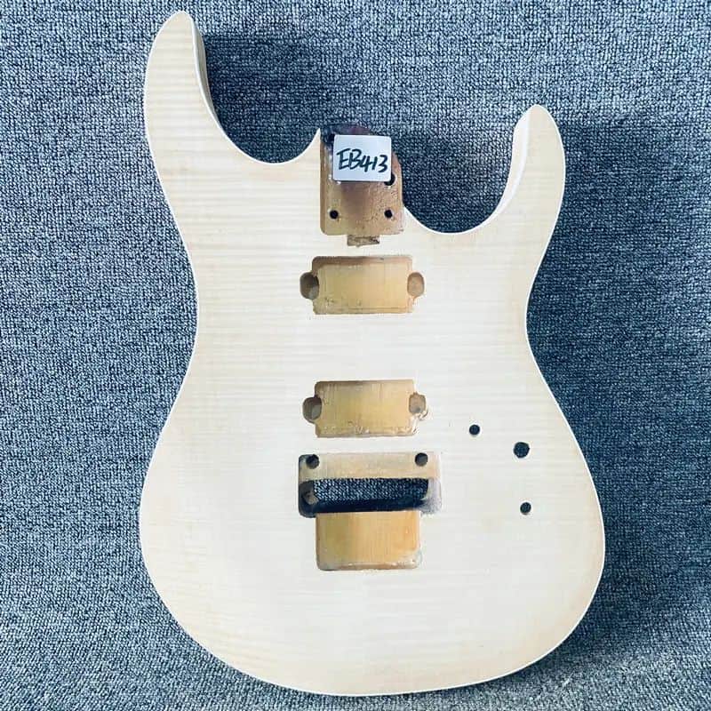 HH Tiger Maple Top Basswood Guitar Body image 1