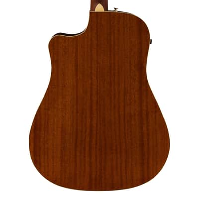 Used Fender Redondo Player A/E Guitar - Sunburst w/ Walnut FB image 7