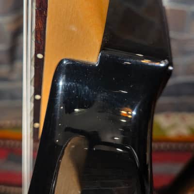 Vintage 1980s Kramer F-1000 Left-Handed Black w/ OHSC image 11