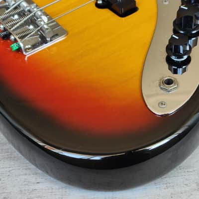 1981 Fernandes Japan RJB-75 "The Revival" Series Jazz Bass (Nitro Sunburst) image 2