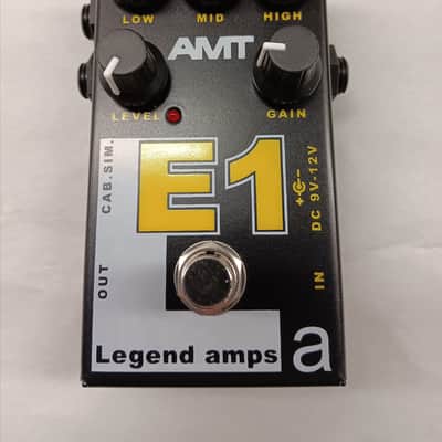 AMT Electronics Legend Amps Series E1 Distortion Guitar Effects Pedal image 3