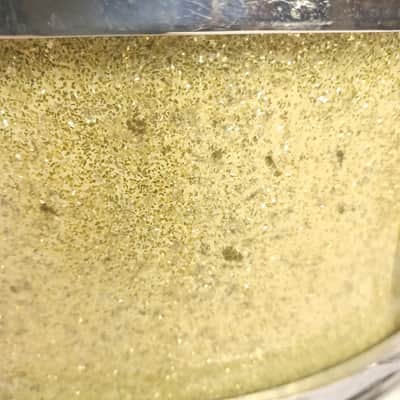 *Starlight 5.5x14" Snare Drum Silver Sparkle MIJ Japan Vintage 60s 3Ply Lauan* image 6