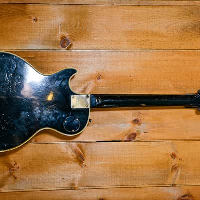 Ibanez 3-Pickup Single Cutaway Custom 1976 Black image 3