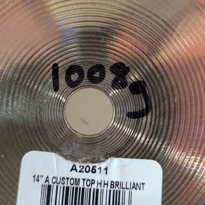 Zildjian 14" A Custom Hi-Hat Cymbals (Pair) 1991 - Present - Brilliant image 20