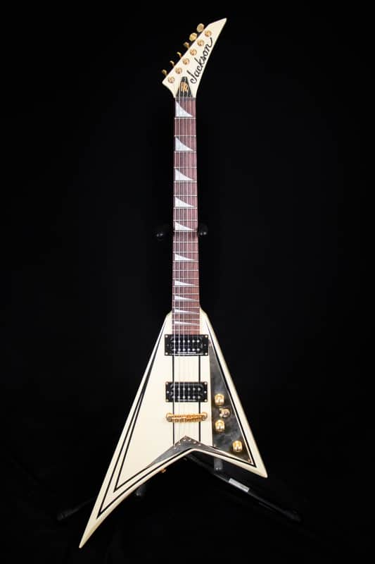 Jackson Pro Series RR5 Rhoads 2000 - Ivory w/ Pinstripe image 1