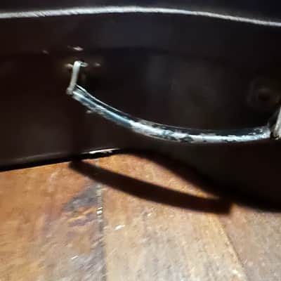 Antique 30's/40's Brown Accoustic Guitar Case Kalamazoo Gibson Unknown - Brown image 2