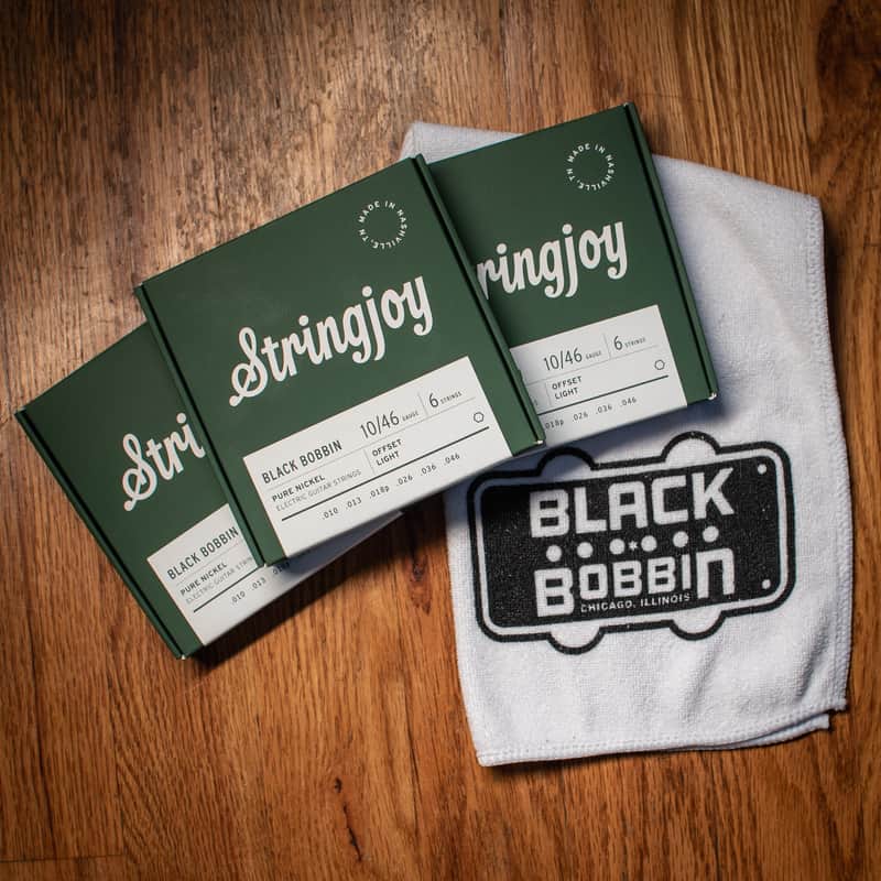 Stringjoy Bundle w/ Black Bobbin Cloth-Offset Light 10/46 image 1