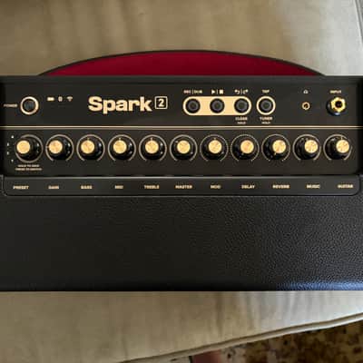 Positive Grid Spark 2 50-Watt 2x4" Digital Modeling Guitar Combo 2024 - Present Black image 3