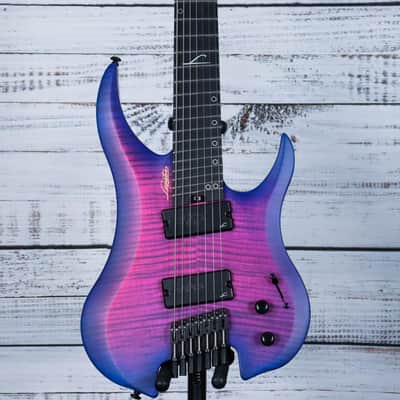 Legator Ghost G7FSS Multiscale Headless7-String Electric Guitar | Hyper Nova Blue image 1