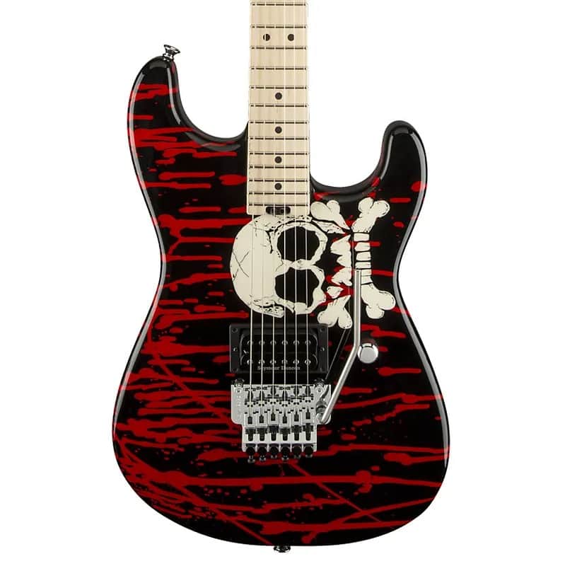 Charvel Warren DeMartini Signature Pro-Mod Blood and Skull image 2