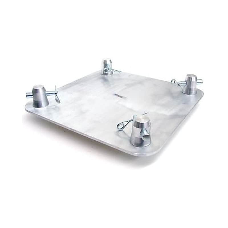 Global Truss SQ-4137 | 1ft x 1ft Base Plate for F34 Truss | 5mm Aluminum Construction image 1